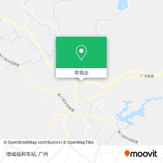 增城福和车站地图