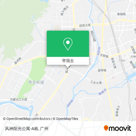 风神阳光公寓-A栋地图