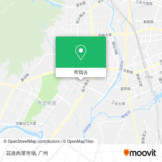 花港肉菜市场地图