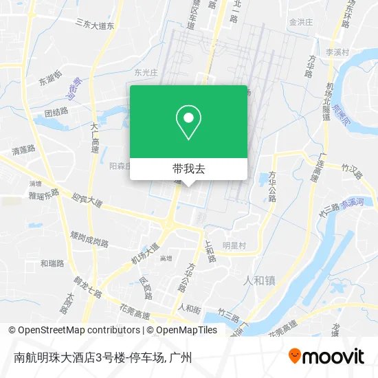 南航明珠大酒店3号楼-停车场地图