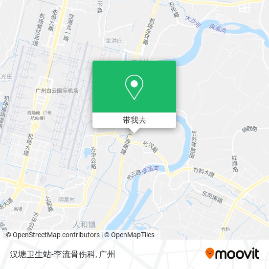 汉塘卫生站-李流骨伤科地图