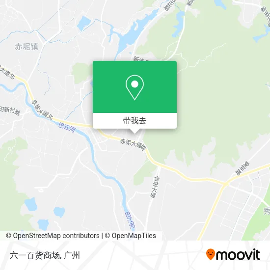 六一百货商场地图