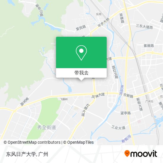 东风日产大学地图