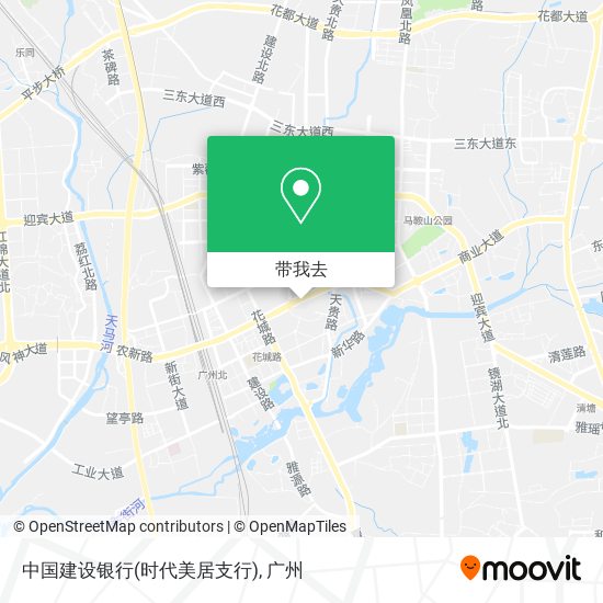 中国建设银行(时代美居支行)地图