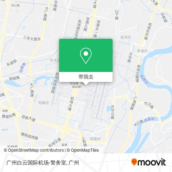 广州白云国际机场-警务室地图