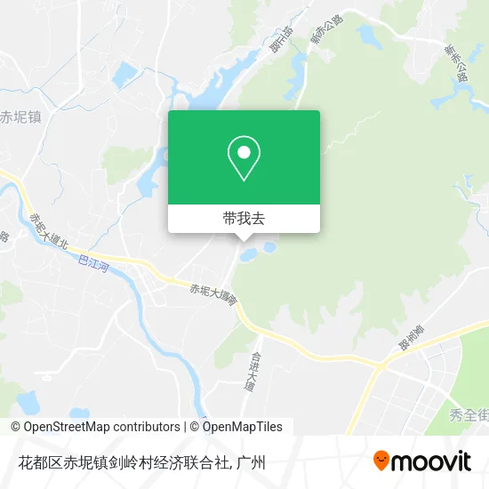 花都区赤坭镇剑岭村经济联合社地图
