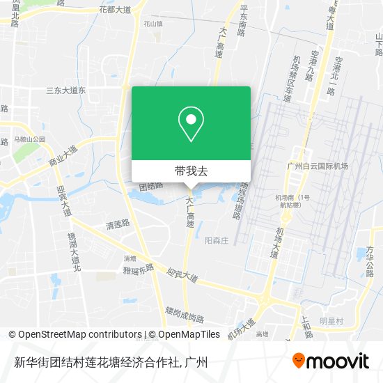 新华街团结村莲花塘经济合作社地图
