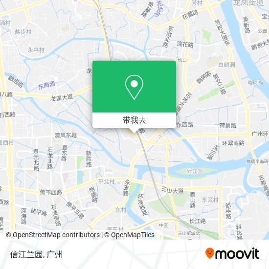 信江兰园地图