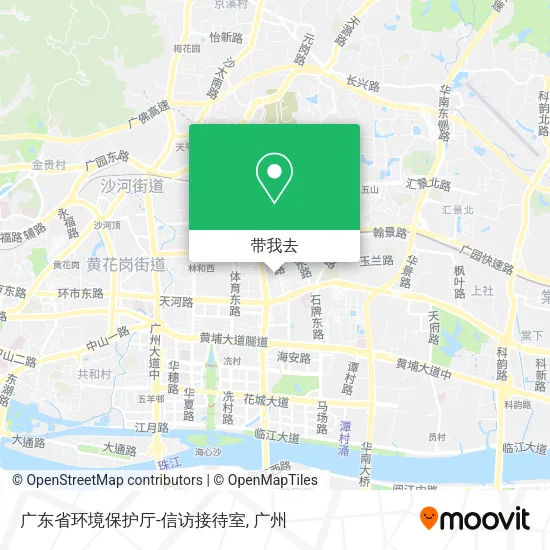 广东省环境保护厅-信访接待室地图