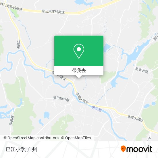 巴江小学地图