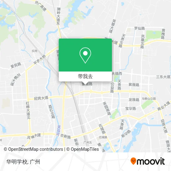 华明学校地图