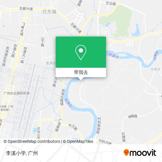 李溪小学地图