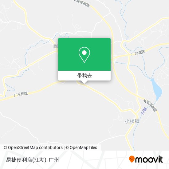 易捷便利店(江坳)地图