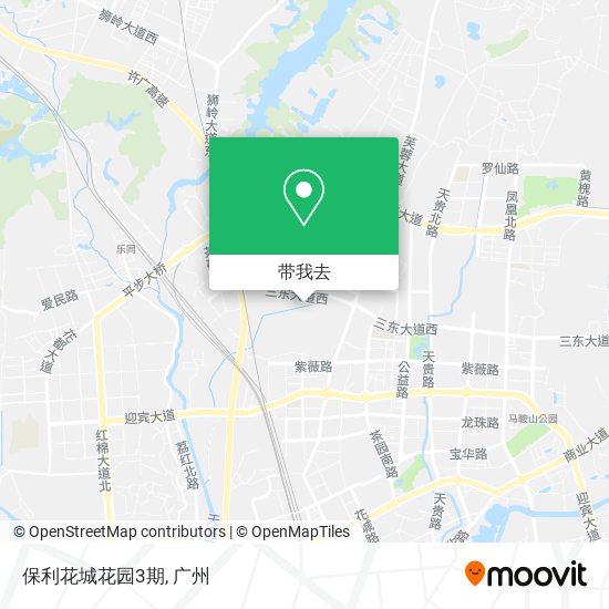 保利花城花园3期地图