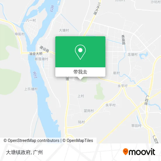 大塘镇政府地图