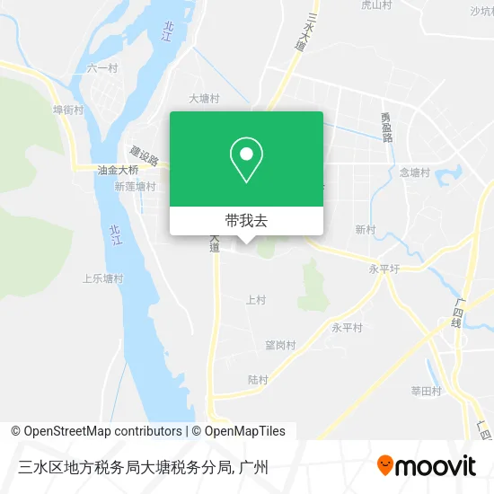 三水区地方税务局大塘税务分局地图