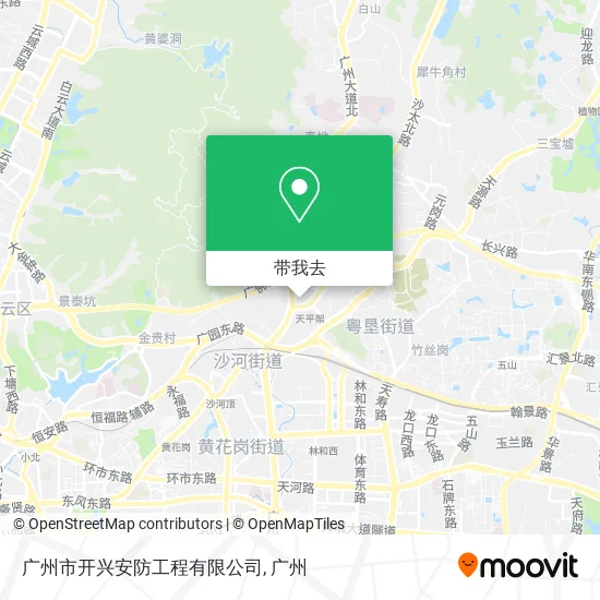 广州市开兴安防工程有限公司地图