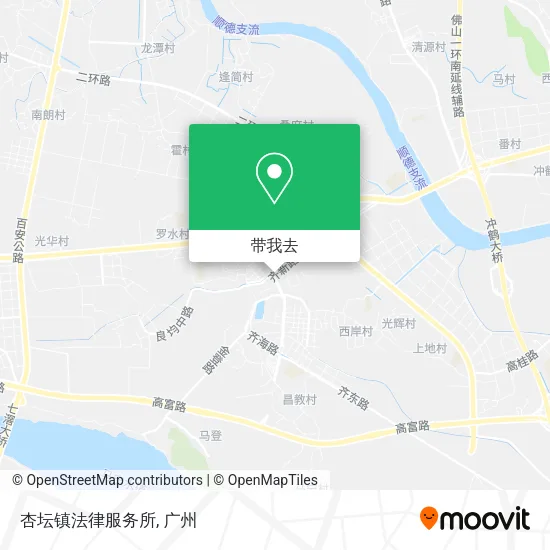 杏坛镇法律服务所地图