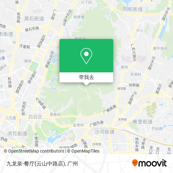 九龙泉-餐厅(云山中路店)地图
