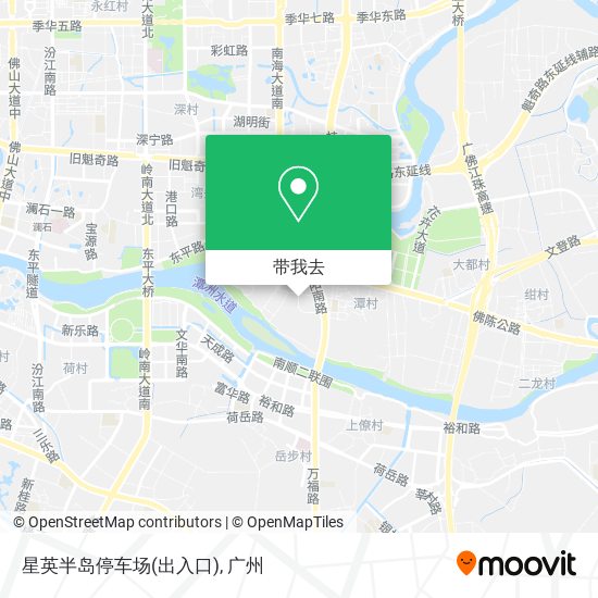 星英半岛停车场(出入口)地图