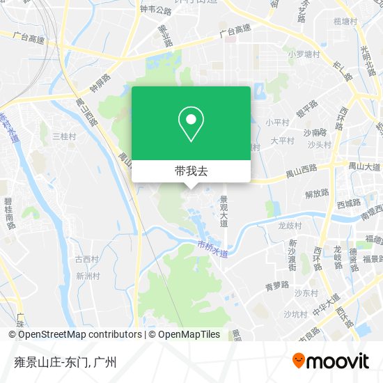 雍景山庄-东门地图