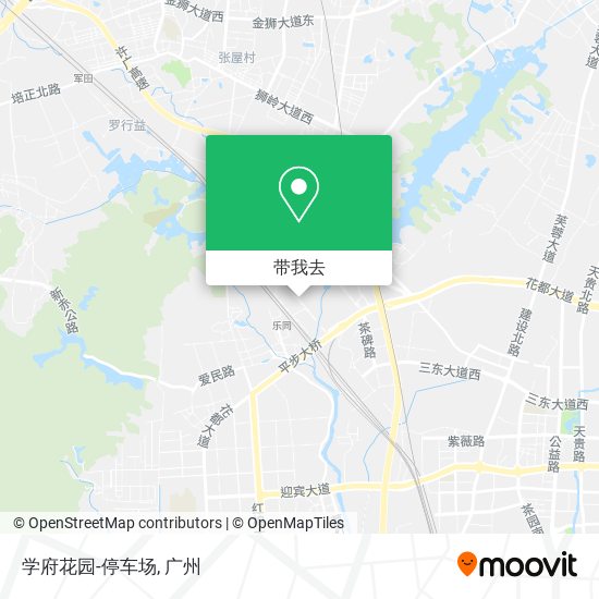 学府花园-停车场地图