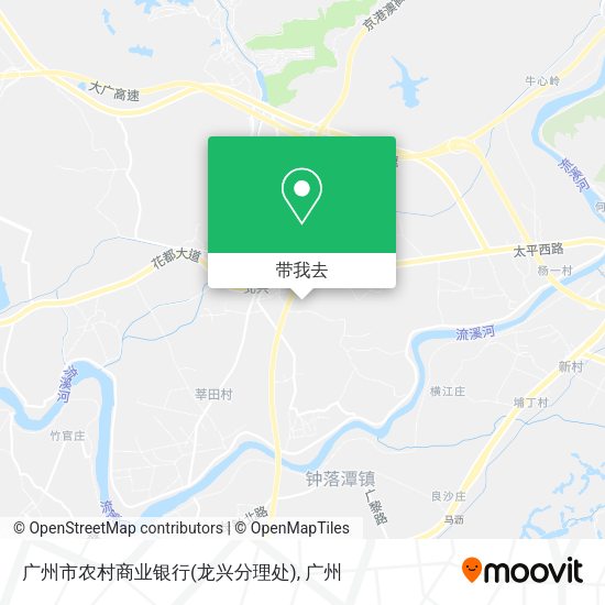 广州市农村商业银行(龙兴分理处)地图