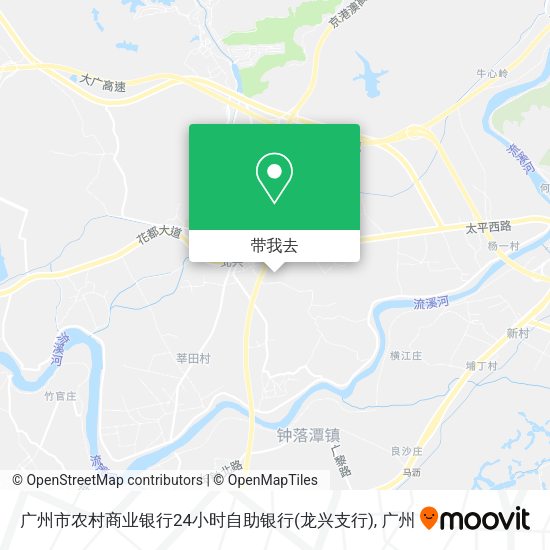 广州市农村商业银行24小时自助银行(龙兴支行)地图