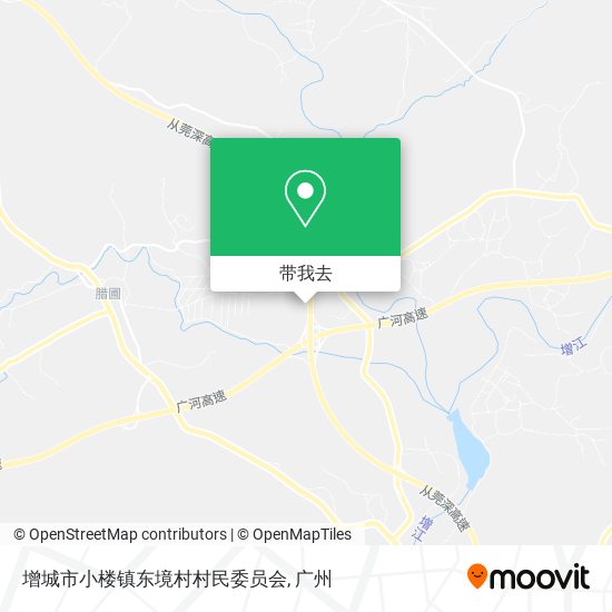 增城市小楼镇东境村村民委员会地图