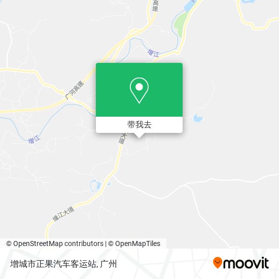增城市正果汽车客运站地图