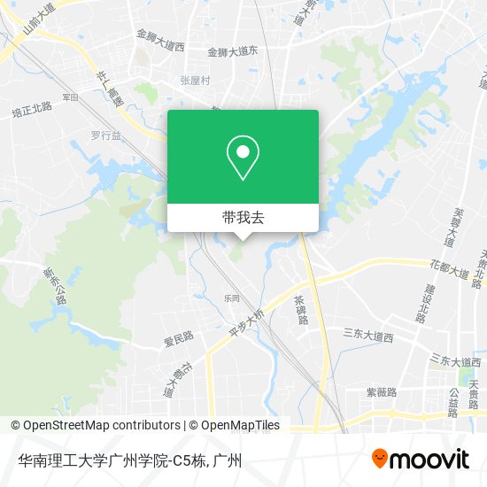 华南理工大学广州学院-C5栋地图