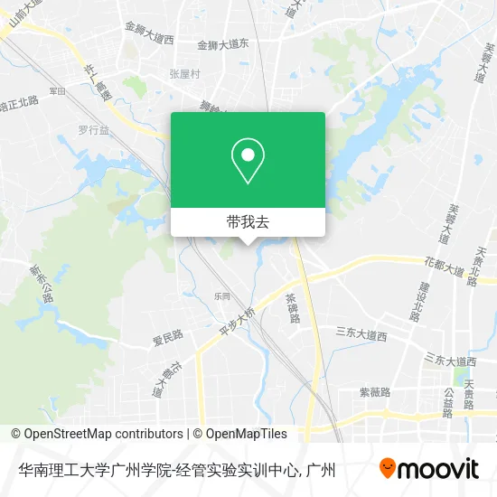 华南理工大学广州学院-经管实验实训中心地图