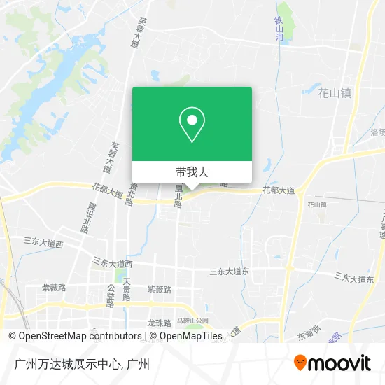 广州万达城展示中心地图