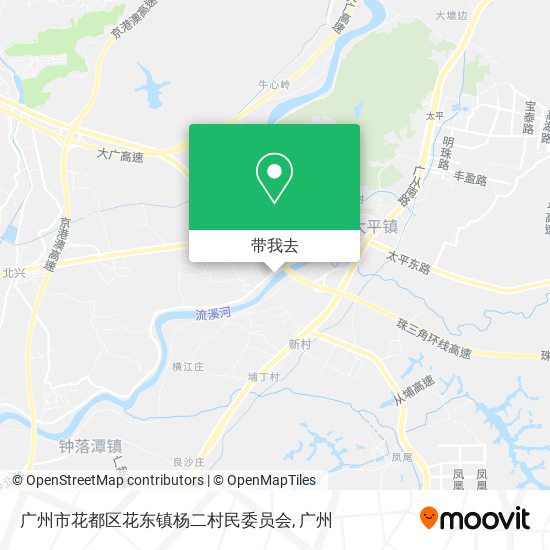 广州市花都区花东镇杨二村民委员会地图