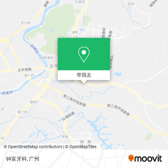 钟富牙科地图