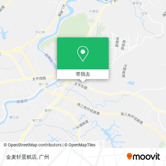 金麦轩蛋糕店地图