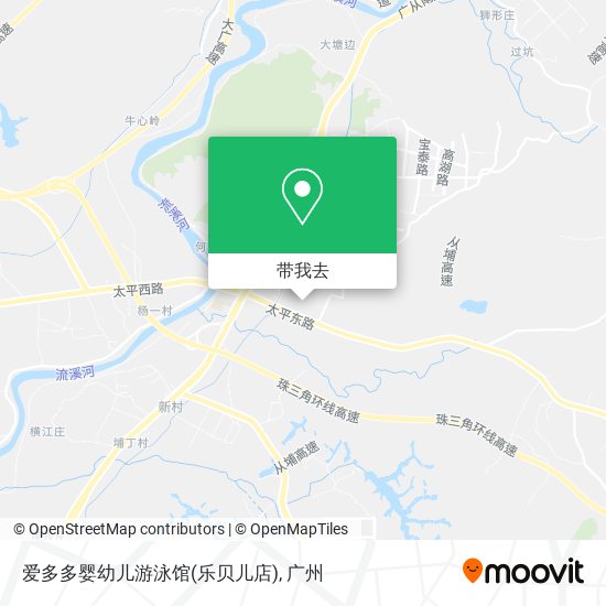 爱多多婴幼儿游泳馆(乐贝儿店)地图