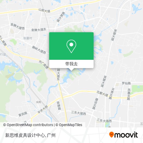 新思维皮具设计中心地图