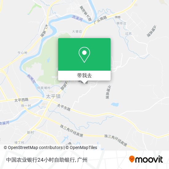 中国农业银行24小时自助银行地图