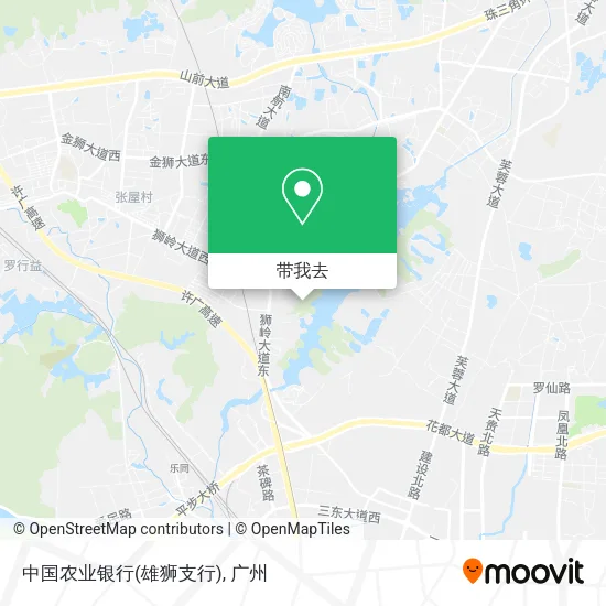 中国农业银行(雄狮支行)地图