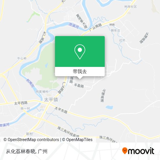 从化荔林春晓地图