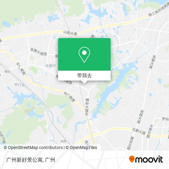 广州新好景公寓地图