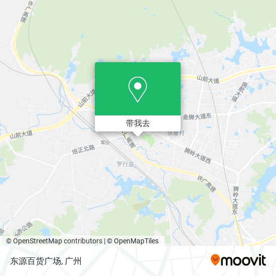 东源百货广场地图