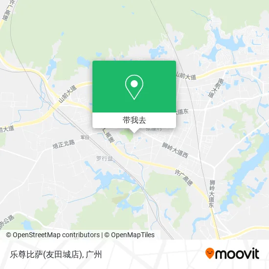 乐尊比萨(友田城店)地图