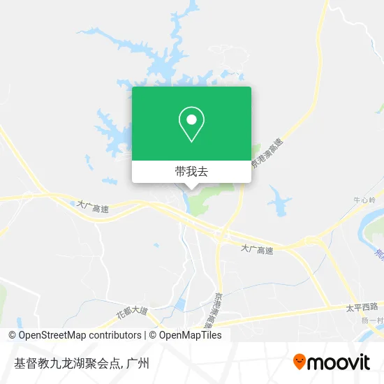基督教九龙湖聚会点地图