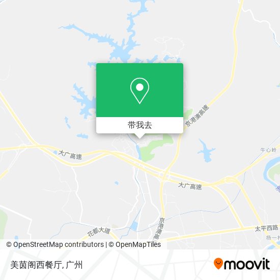 美茵阁西餐厅地图