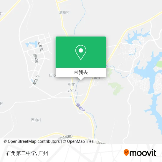 石角第二中学地图