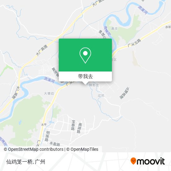 仙鸡笼一桥地图