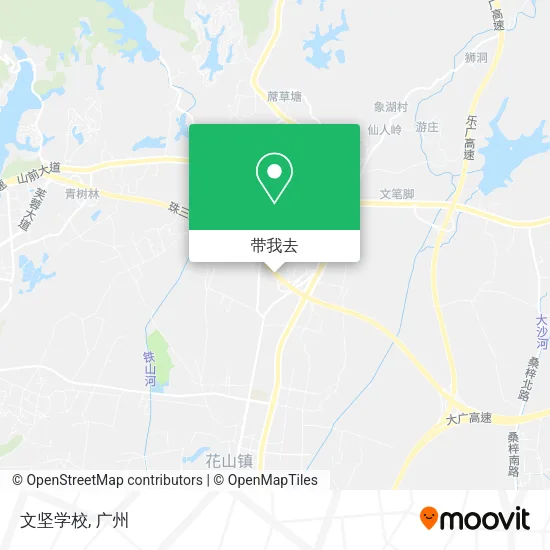文坚学校地图