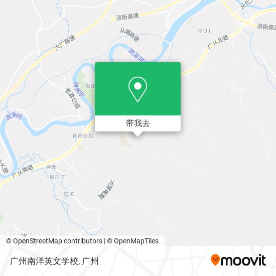 广州南洋英文学校地图